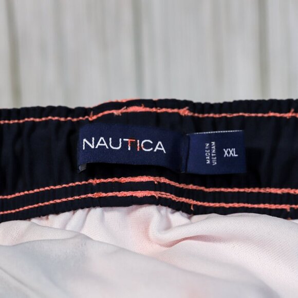 NWT Nautica Size XXL peach anchor/oars swim trunks - Picture 6 of 7